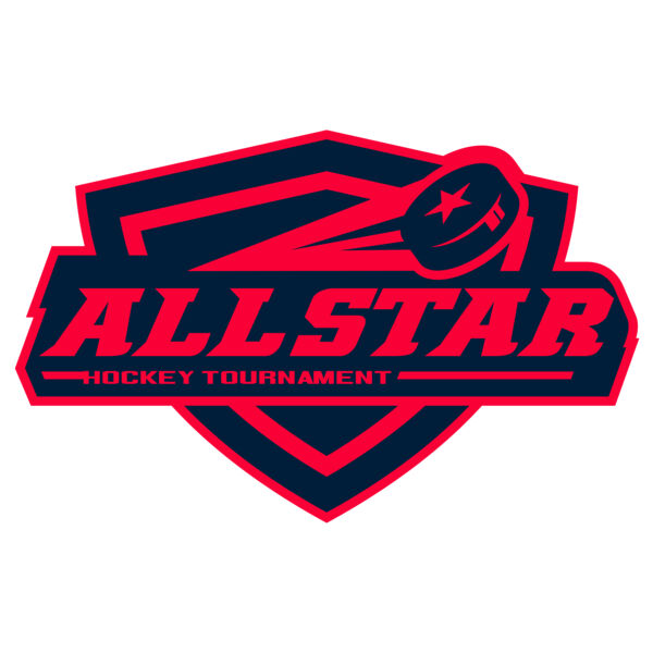All Star Hockey Tournament logo template Miniaturansicht