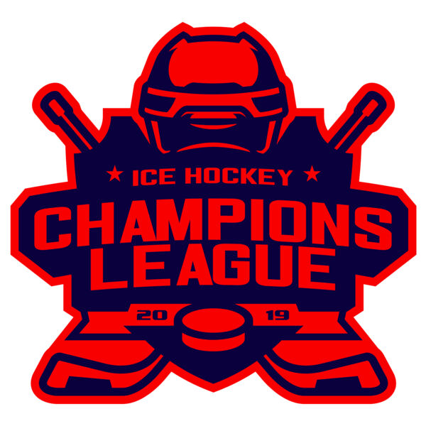 Champions League Ice Hockey logo template Miniaturansicht