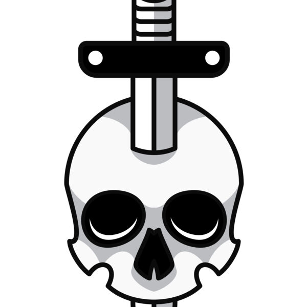 Elements Skull logo template 07 Miniaturansicht