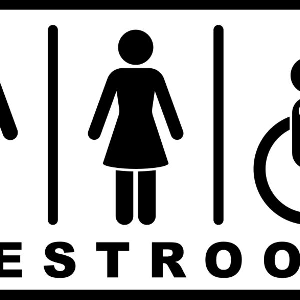 Restroom Public Sign Miniaturansicht
