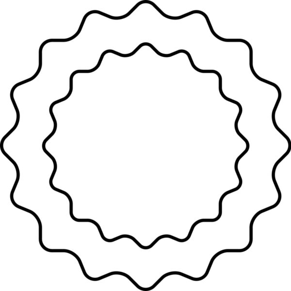 Scalloped Seal Frame Miniaturansicht