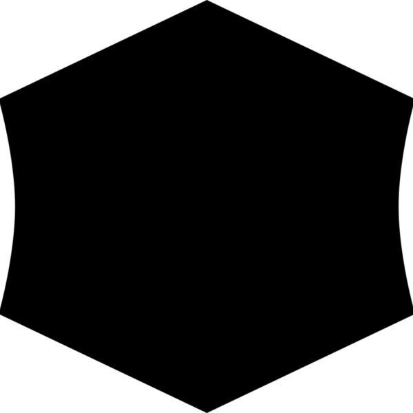 Irregular Hexagon Badge Miniaturansicht