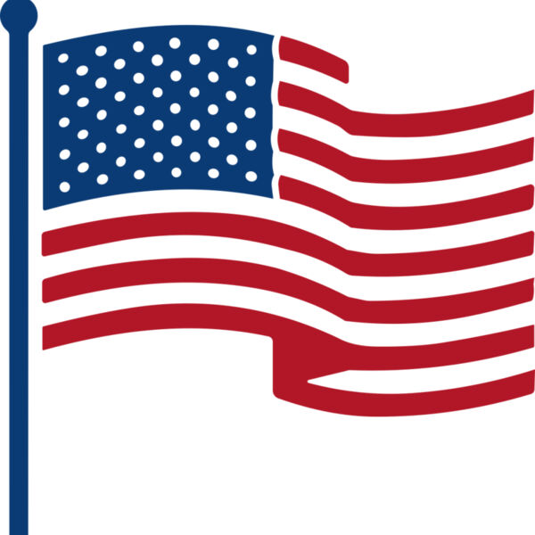US Flag in Pole Miniaturansicht