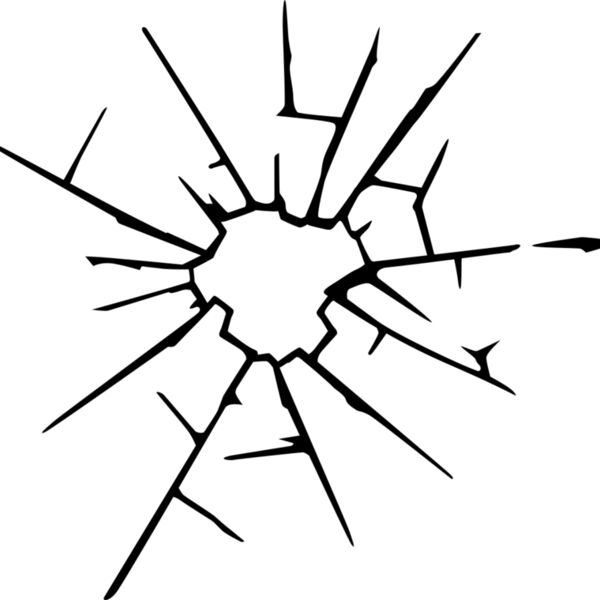 Broken Glass Crack Miniaturansicht