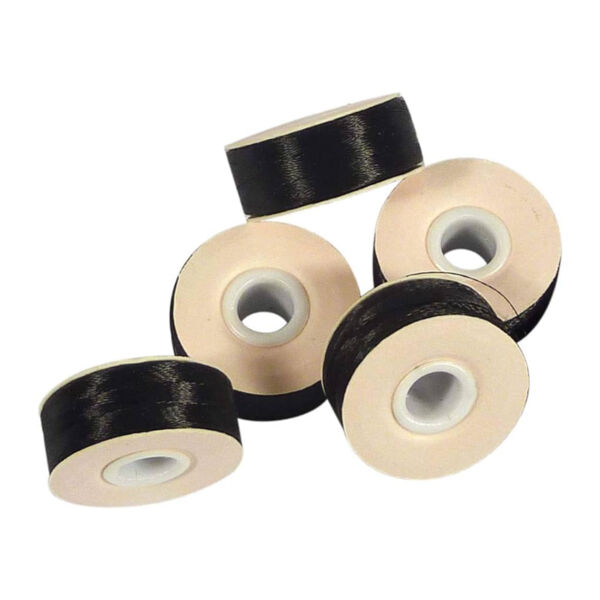 Vorgespultes Untergarn Schwarz Miniaturansicht