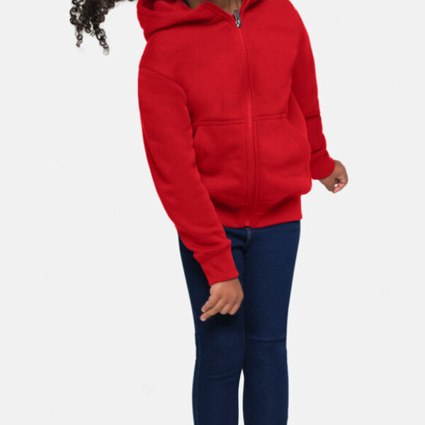 HAKRO Kinder Kapuzen-Sweatjacke Bio-Baumwolle Miniaturansicht